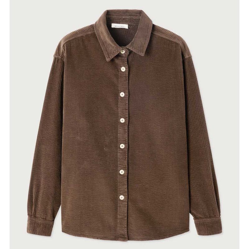 American Vintage Long Loose Button Down Shirt image number 1